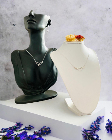 Colier argint 925 - Wing Necklace - zirconiu, 40+5 extensie [1]