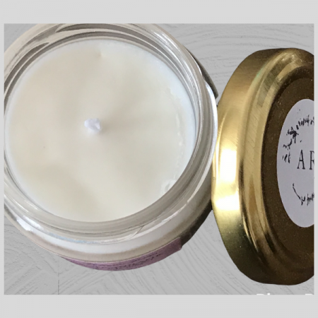 Set cadou pentru EA, AllForHer, cu 4 produse premium - Colier din argint 925 cu pandantiv INIMA,  Lumanare parfumata handmade, Suport betisoare parfumate handmade, Cutie surpriza [2]