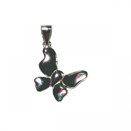 Pandantive - Pandantiv argint 925 placat cu rodiu, Fundita eleganta, 15 mm