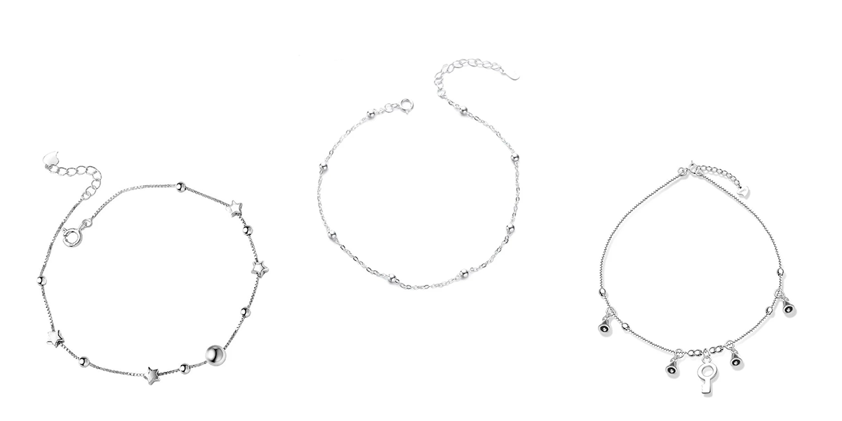 Brățări gleznă pentru vară: Accesorii deosebite pentru plimbări pe plajă
