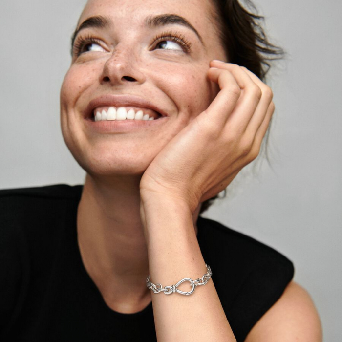 Bratara din Argint 925  – Legamantul iubirii 18 cm, Bijuterii Nadiela [5]