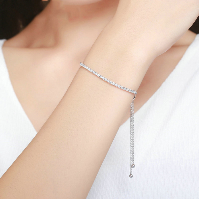 Bijuterii Nadiela  Bratara din Argint – Tenis diamonds [5]