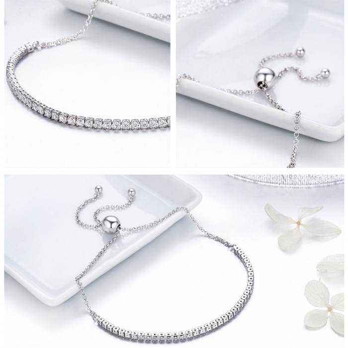 Bijuterii Nadiela  Bratara din Argint – Tenis diamonds [3]