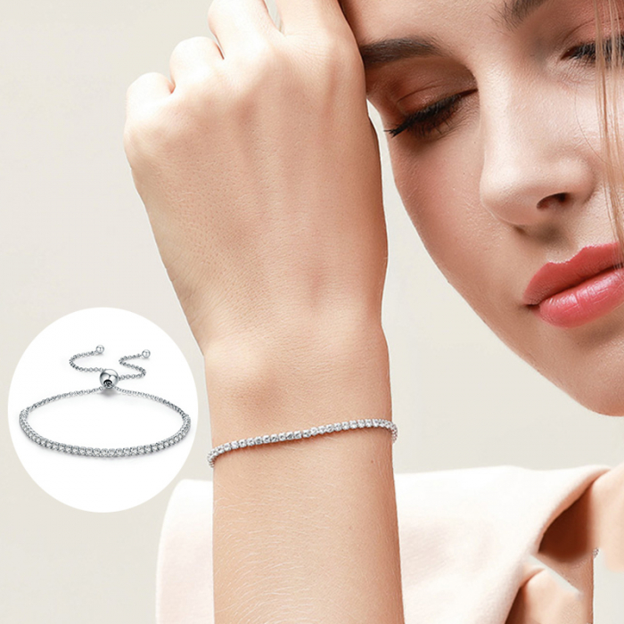 Bijuterii Nadiela  Bratara din Argint – Tenis diamonds [4]