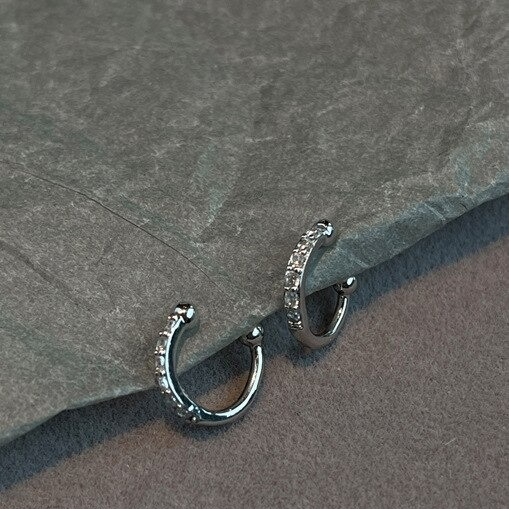 Cercei Argint 925 reglabili Clips – Sparkling Clips, Bijuterii Nadiela [2]