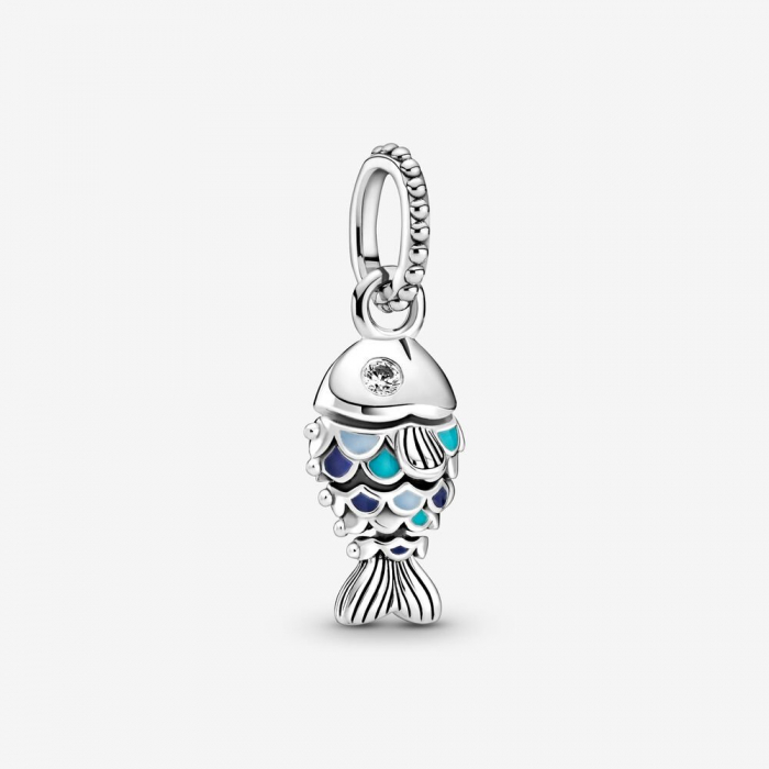 Talisman Argint 925, Charm compatibil Pandora – Lucky fish, Bijuterii Nadiela [2]