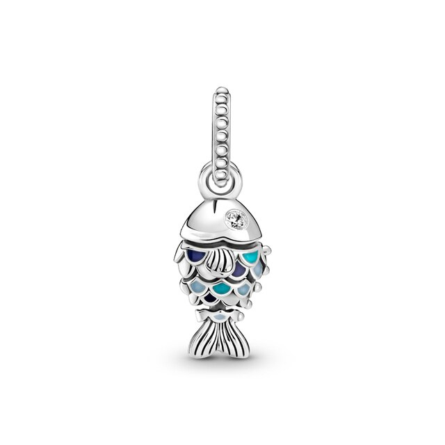 Talisman Argint 925, Charm compatibil Pandora – Lucky fish, Bijuterii Nadiela [5]