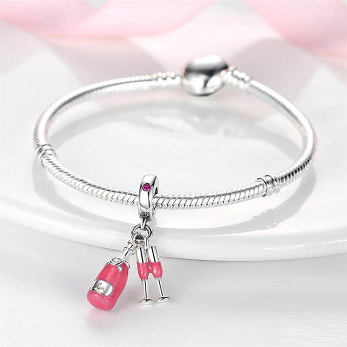 Talisman Argint 925, Charm compatibil Pandora – Party Lovers, Bijuterii Nadiela [3]
