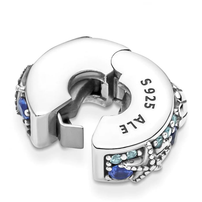 Clips pentru Bratari Pandora din Argint 925 – Blue sea, Bijuterii Nadiela [4]