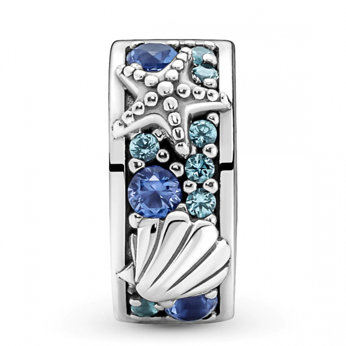 Clips pentru Bratari Pandora din Argint 925 – Blue sea, Bijuterii Nadiela [2]