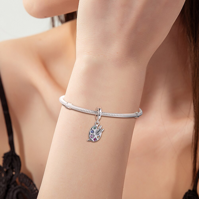 Talisman Argint 925, Charm compatibil Pandora – Paleta Pictura, Bijuterii Nadiela [3]