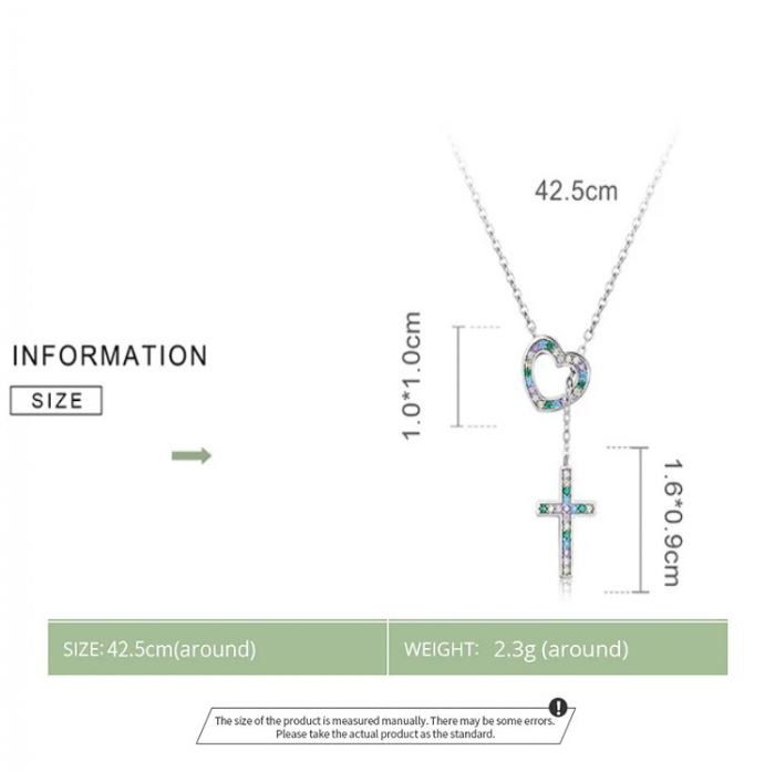 Lantisor din argint 925 - Dragoste si Credinta [7]