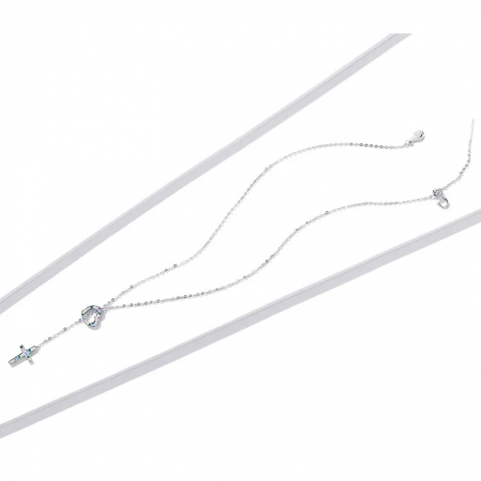 Lantisor din argint 925 - Dragoste si Credinta [8]