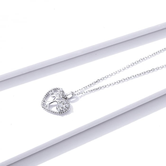 Bijuterii Nadiela, Lantisor din argint 925 - Copacul iubirii [2]