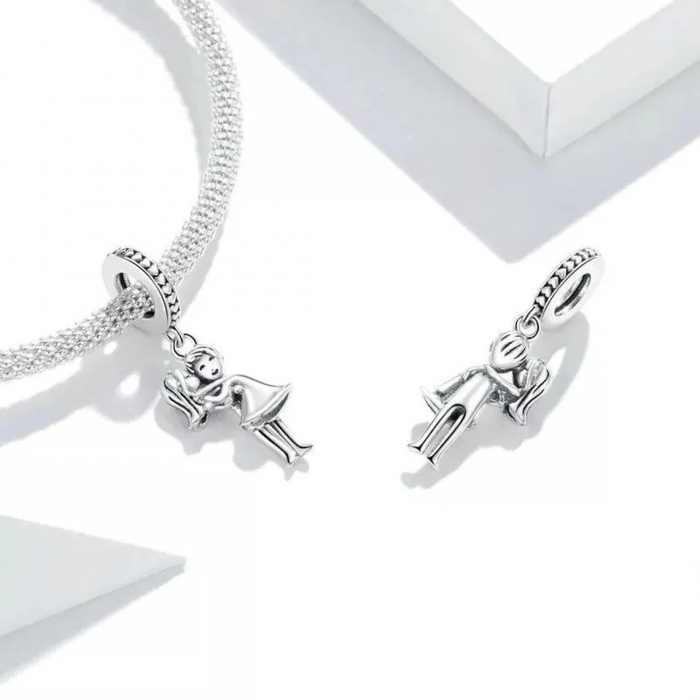 Talisman Argint 925, Charm compatibil Pandora – Indragostiti, Bijtuerii Nadiela [3]
