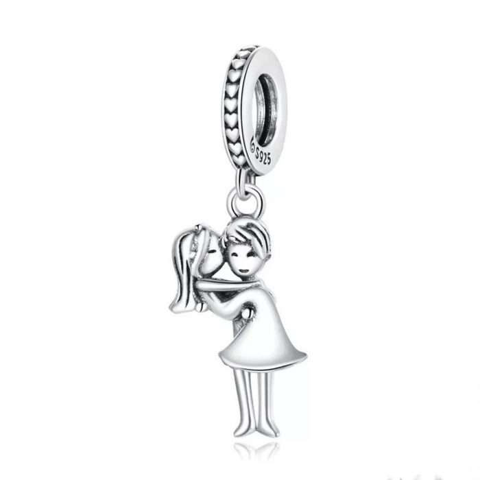 Talisman Argint 925, Charm compatibil Pandora – Indragostiti, Bijtuerii Nadiela [2]