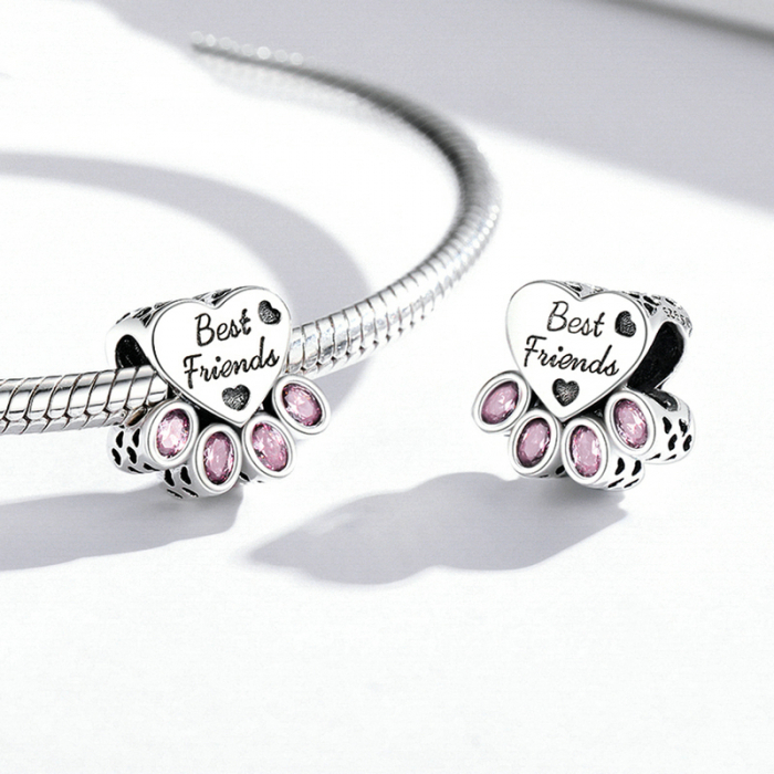 Talisman Argint 925, compatibil Pandora – Little Best Friend [2]