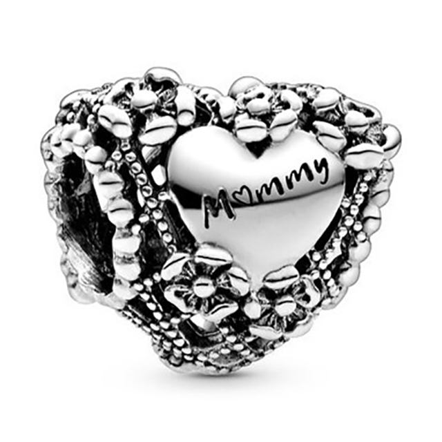Talisman Argint 925, Charm compatibil Pandora – Mama, Bijuterii Nadiela [2]