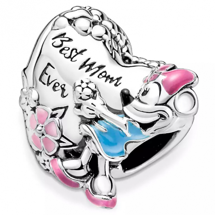Talisman Argint 925, Charm compatibil Pandora – Best Mom Ever [2]
