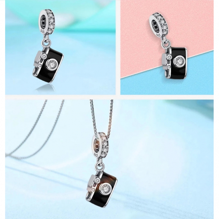 Talisman Argint 925, Charm compatibil Pandora – Capture Life, Bijuterii Nadiela [2]