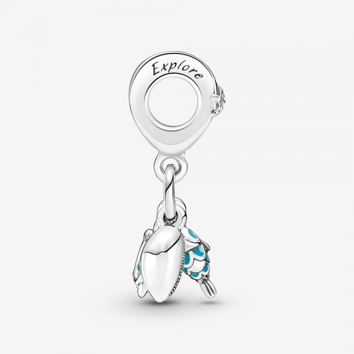 Talisman Argint 925, Charm compatibil Pandora – Remember the sea, Bijuterii Nadiela [4]