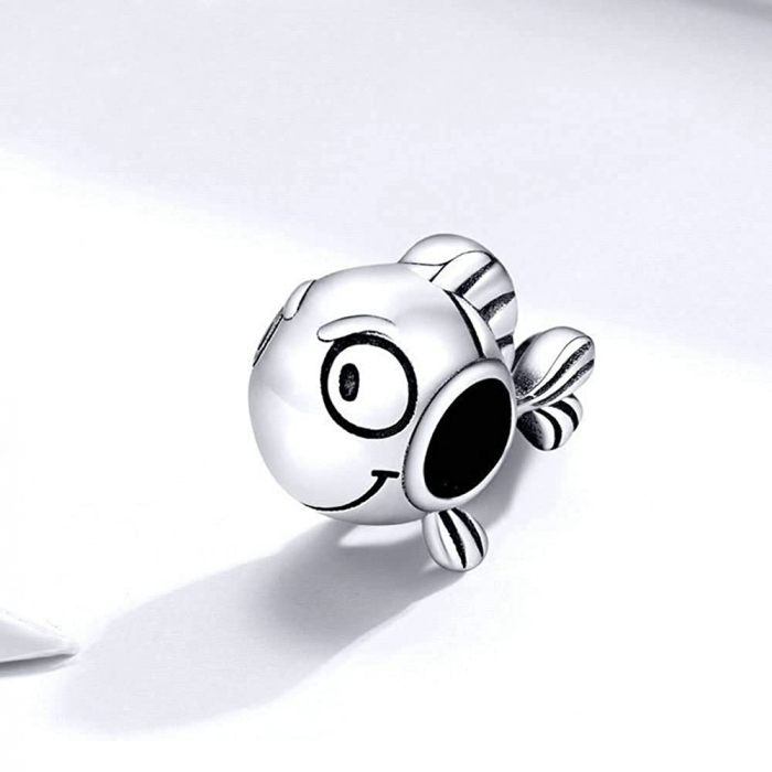 Talisman Argint 925, Charm compatibil Pandora – Pestisorul Arlechin, Bijuterii Nadiela [2]