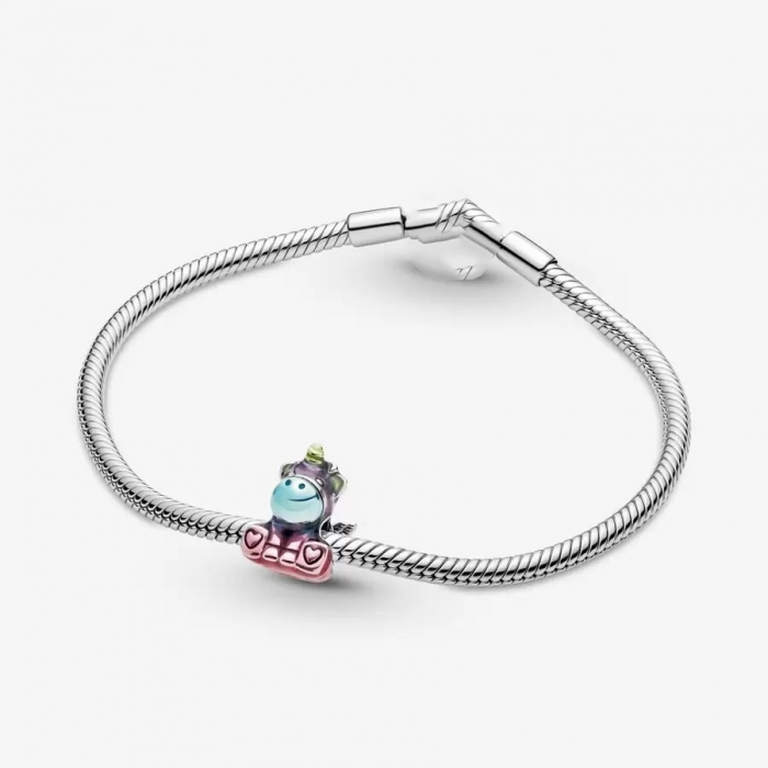 Talisman Argint 925, Charm compatibil Pandora – Rainbow Bruno the Unicorn, Bijuterii Nadiela [5]