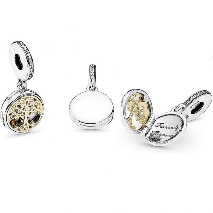 Talisman Argint 925, Charm compatibil Pandora – Family roots, Bijuterii Nadiela [3]