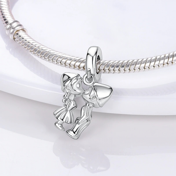 Talisman Argint 925, Charm compatibil Pandora – Little Lovers, Bijuterii Nadiela [2]