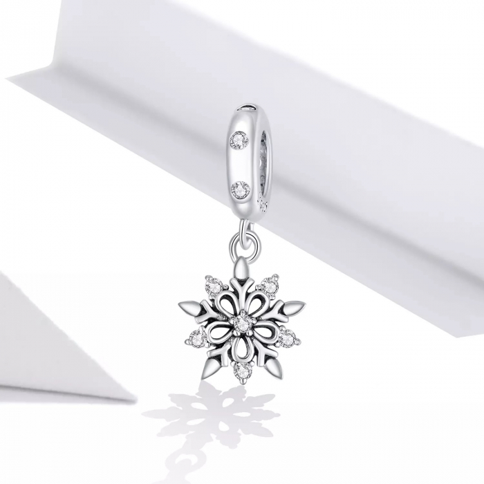 Bijuterii Nadiela Talisman Argint 925, compatibil Pandora – Fulg de nea [2]