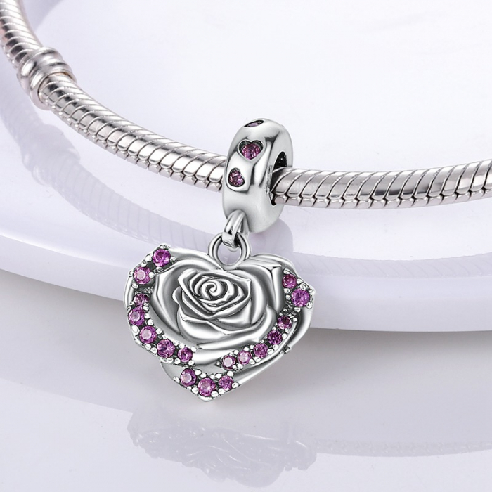 Talisman Argint 925, Charm compatibil Pandora – Declaratie de dragoste, Bijuterii Nadiela [4]