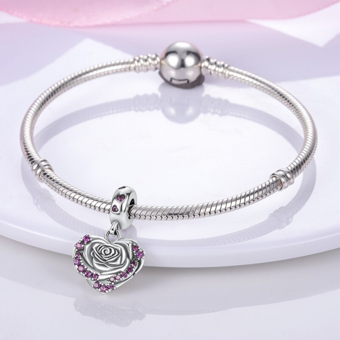 Talisman Argint 925, Charm compatibil Pandora – Declaratie de dragoste, Bijuterii Nadiela [2]