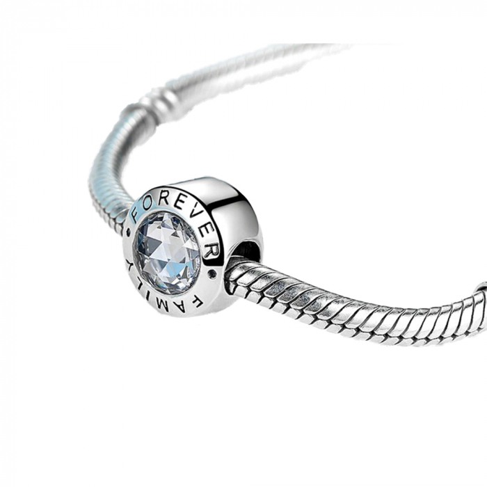 Talisman Argint 925, Charm compatibil Pandora – Forever Family, Bijuterii Nadiela [2]