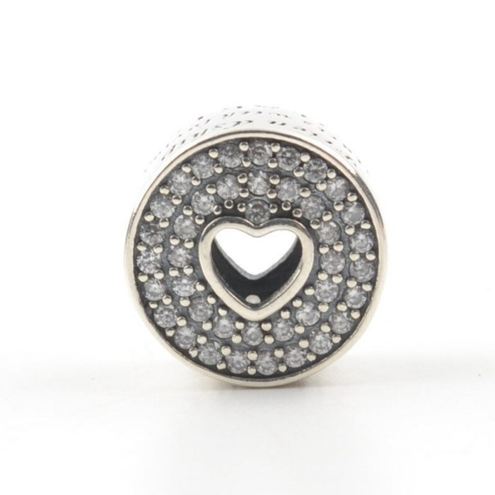 Talisman Argint 925, Charm compatibil Pandora – Happy Anniversary, Bijuterii Nadiela [5]