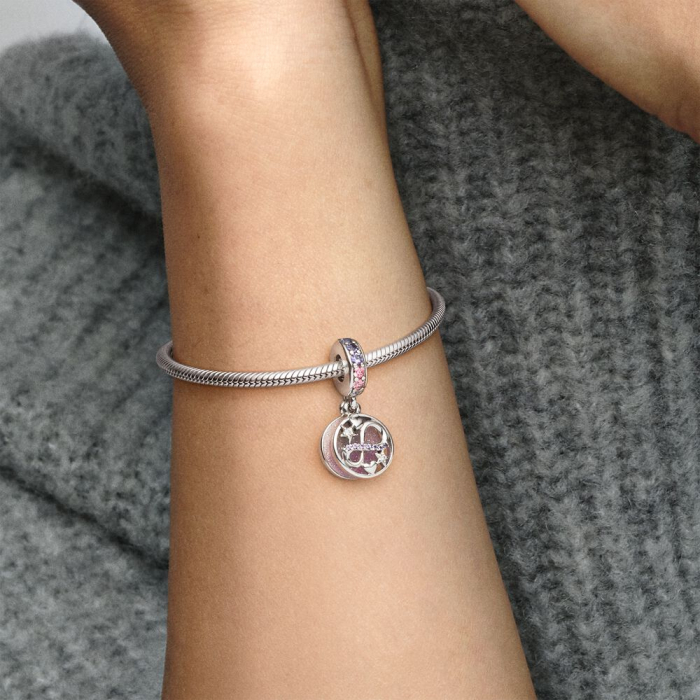 Talisman Argint 925, Charm compatibil Pandora – I love you to infinity and beyond, Bijuterii Nadiela [2]