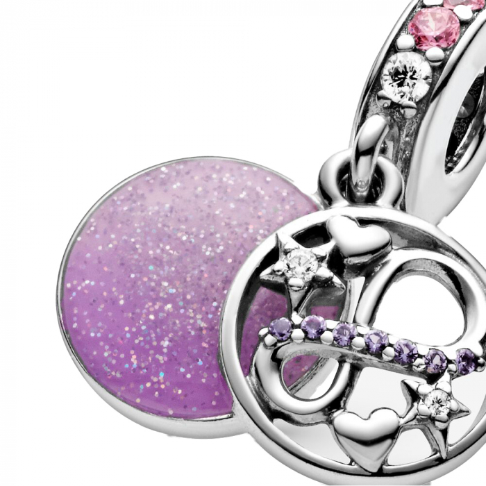 Talisman Argint 925, Charm compatibil Pandora – I love you to infinity and beyond, Bijuterii Nadiela [3]