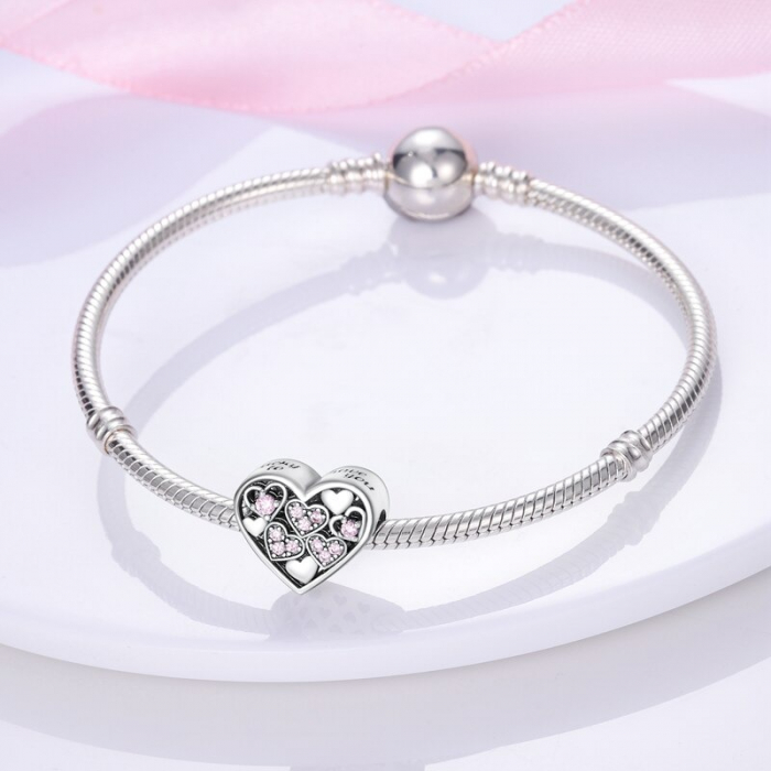 Talisman Argint 925, Charm compatibil Pandora – Lucky to have you, Bijuterii Nadiela [2]