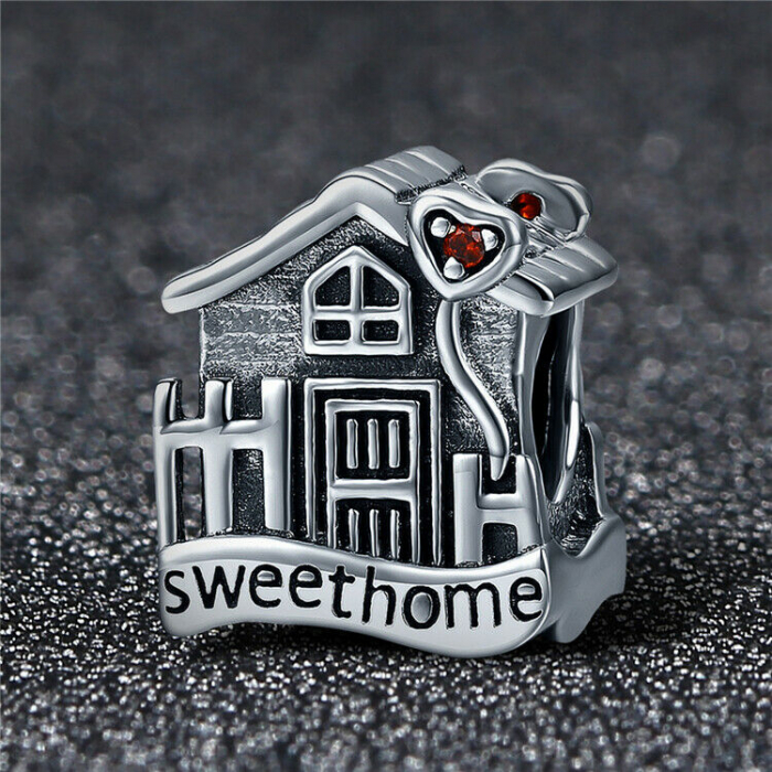 Talisman Argint 925, Charm compatibil Pandora – Sweet Home, Bijuterii Nadiela [2]