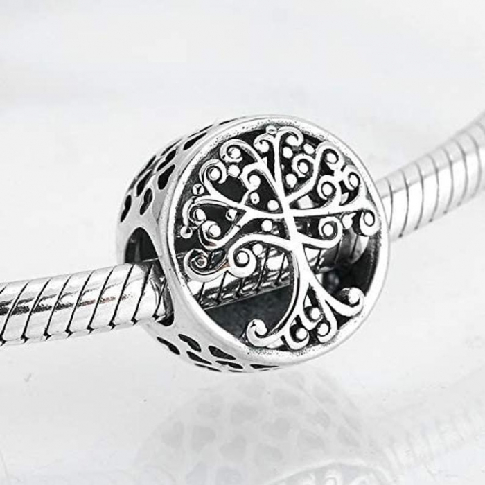 Talisman Argint 925, Charm compatibil Pandora – Copacul vietii, Bijuterii Nadiela [5]