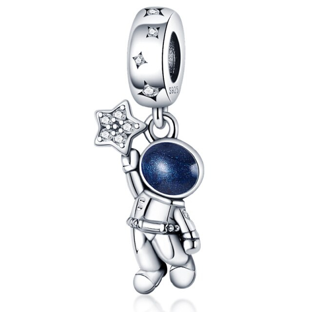 Talisman Argint 925, Charm compatibil Pandora – To The Moon and Back, Bijuterii Nadiela [7]