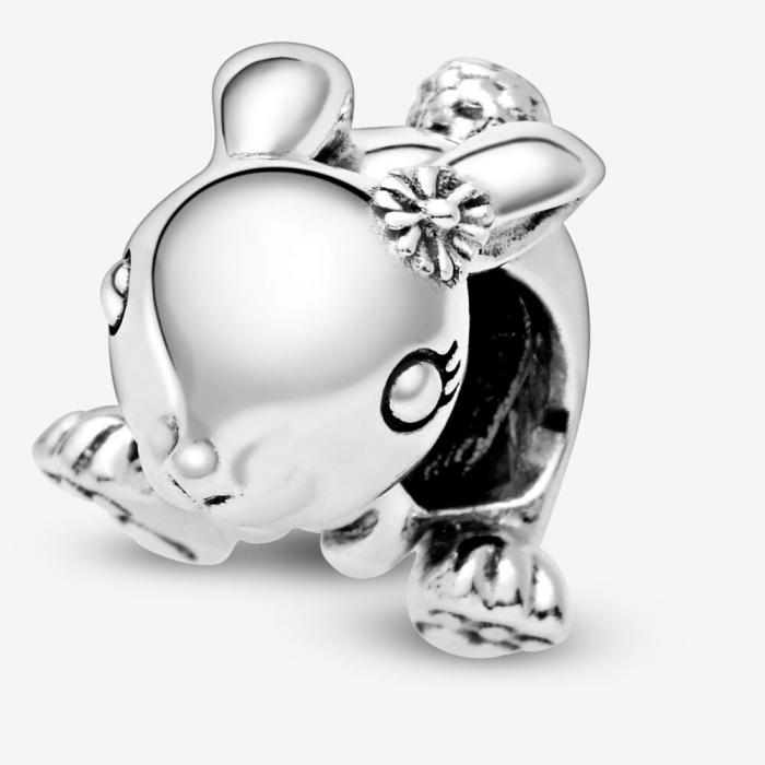 Talisman Argint 925, Charm compatibil Pandora – Easter Bunny, Bijuterii Nadiela [4]