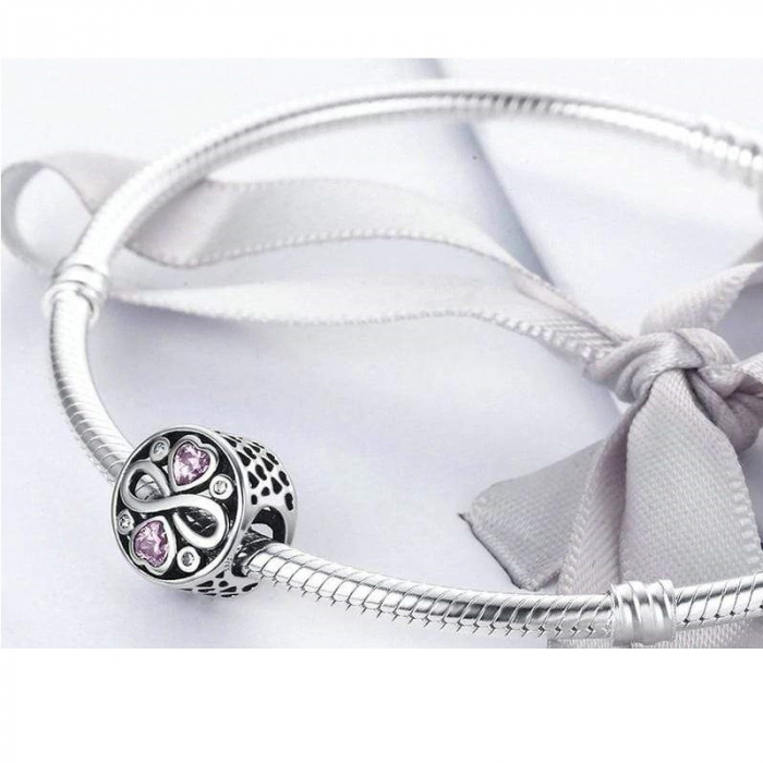 Talisman Argint 925, Charm compatibil Pandora – Infinite Love, Bijuterii Nadiela [2]