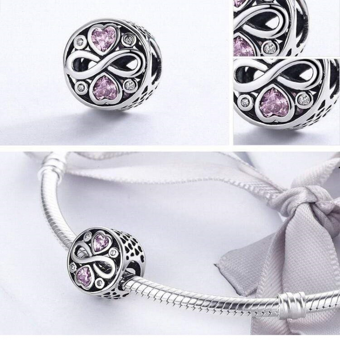 Talisman Argint 925, Charm compatibil Pandora – Infinite Love, Bijuterii Nadiela [3]