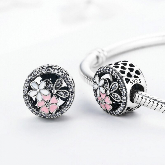 Talisman Argint 925, Charm compatibil Pandora – Primavara, Bijuterii Nadiela [3]