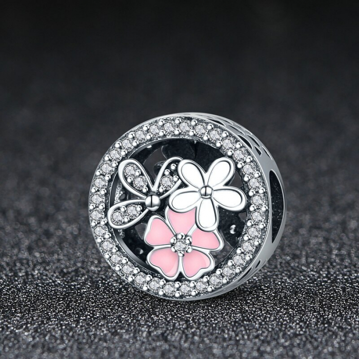 Talisman Argint 925, Charm compatibil Pandora – Primavara, Bijuterii Nadiela [2]