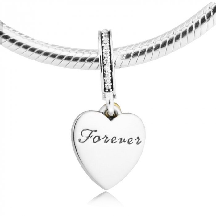 Talisman Argint 925, Charm compatibil Pandora – Te iubesc pentru totdeauna, Bijuterii Nadiela [5]