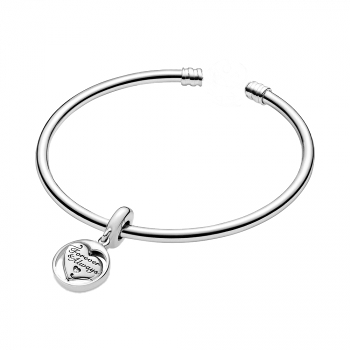 Talisman Argint 925, Charm compatibil Pandora – Forever and Always, Bijuterii Nadiela [3]