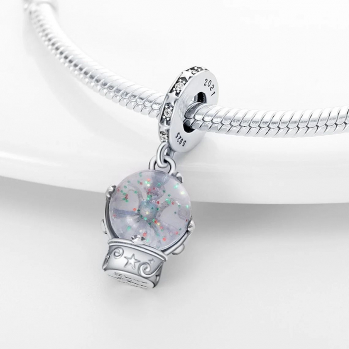 Talisman Argint 925, Charm compatibil Pandora – Magic globe, Bijuterii Nadiela [4]
