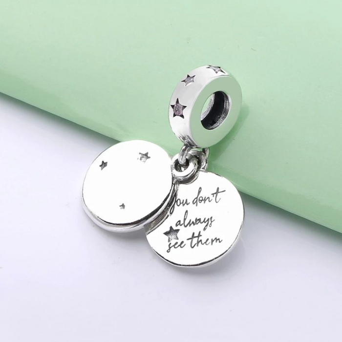 Talisman Argint 925, Charm compatibil Pandora – Close Sisters, Bijuterii Nadiela [4]
