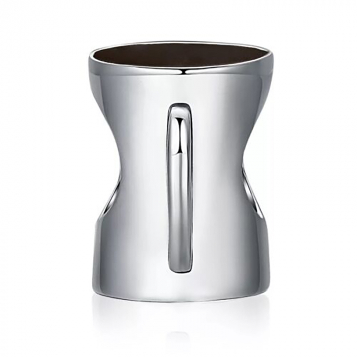 Talisman Argint 925, Charm compatibil Pandora – Coffee addict, Bijuterii Nadiela [3]